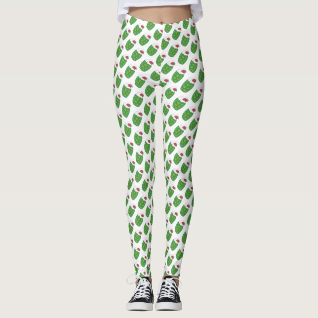 Legging UTAH Green Gelatin Dessert Parfait Strawberry Comi (Frente)