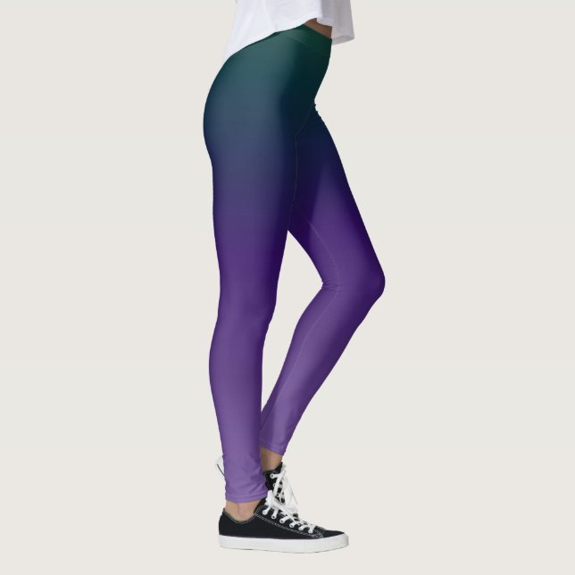 Legging Uva de chá de dois tons Blend design-Trendy (Direita)