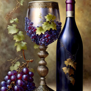 Legging Uvas Vinho Vintage Toscano Amantes de Vinho