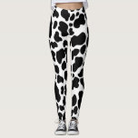 Legging Vaca branca e negra escondida como padrão<br><div class="desc">Estas leggings padronizadas divertidas têm um impressão preto e branco inteiro que tem o aspecto de um couro de vaca. É perfeito para fazer sua melhor representação de uma vaca, ou par com camisetas e acessórios da minha coleção de festas de solteira de cowgirl da discoteca para um olhar coordenado....</div>
