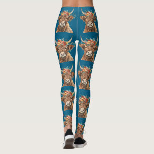 Legging Vaca das Terras Altas.