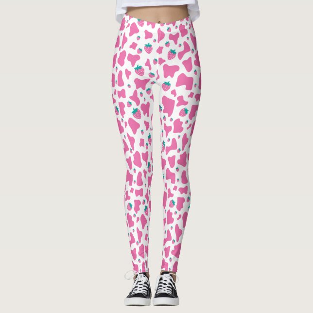 Legging Vaca de Morango (Frente)