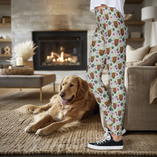 Legging Vaca Escocesa das Terras Altas, Cardo Celta Roxo