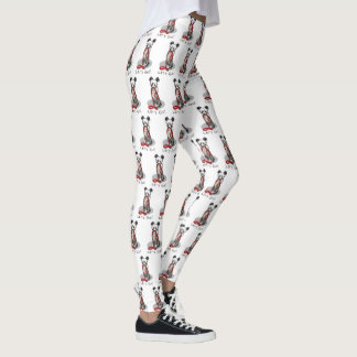 Legging Vamos! Cachorro Crestado Chinês (hl blk wh 1)