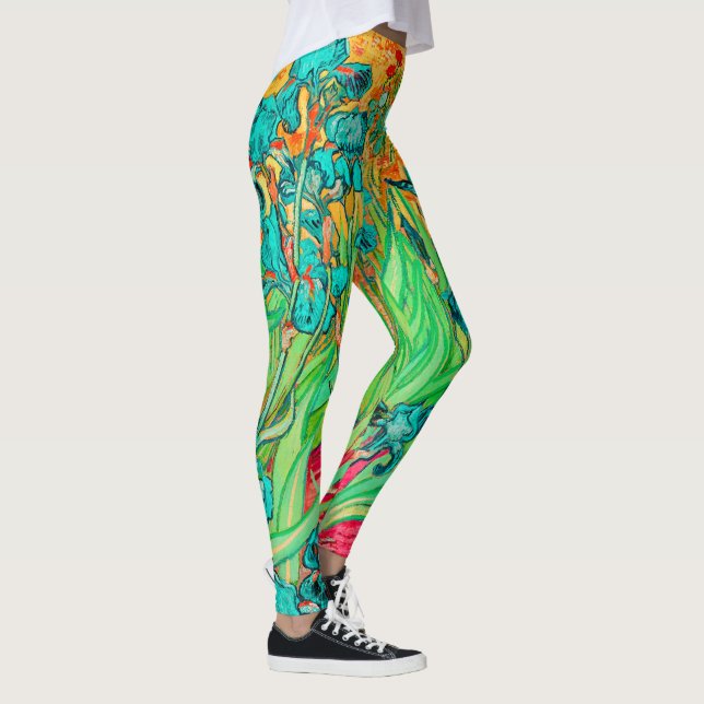 Legging Van Gogh Irises/Teal/Rua. Remy (Direita)