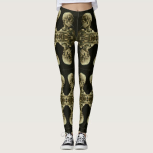 Legging van gogh Skull