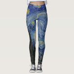 Legging Van Gogh - Starry Night<br><div class="desc">Leggings muito legal com a famosa "Starry Night" de Van Gogh</div>