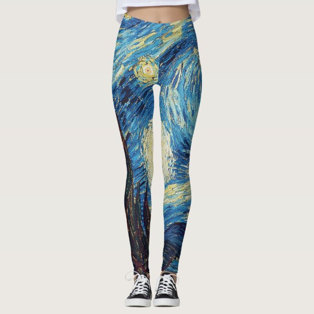 Legging Van Gogh Starry Night Classism Arte (Frente)