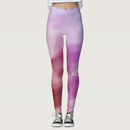 Legging Variações de Púrpura em Aquarela