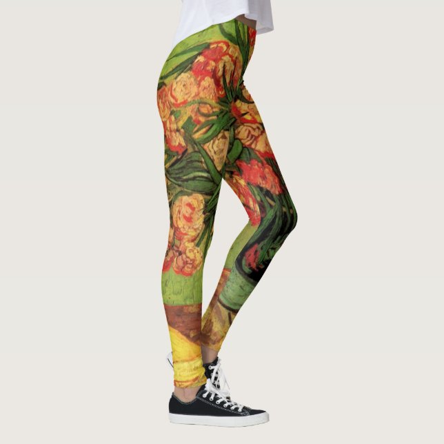 Legging Vaso com Oleandros e Livros de Vincent van Gogh (Direita)
