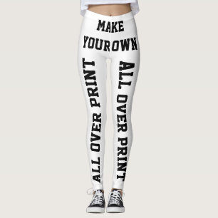 Legging Vazio personalizado costume das caneleiras ou das