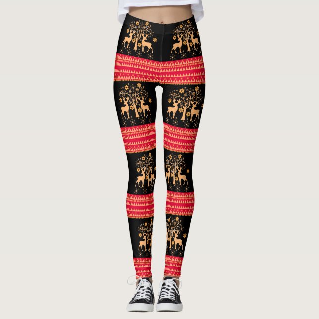 Legging veado de Natal (Frente)