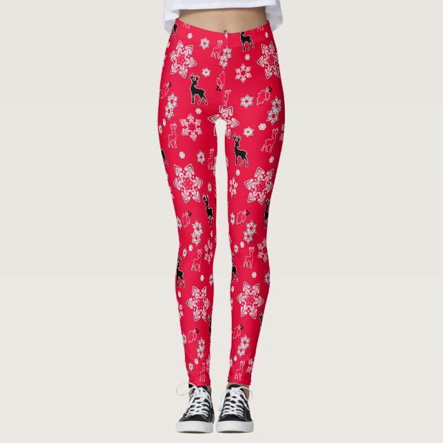 Legging veado de Natal (Frente)