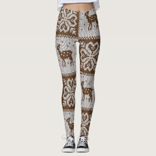 Legging Veados de inverno: padrão de colheita.