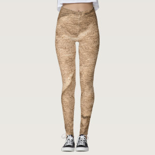Legging Velho pano marrom: fundo texturizado.