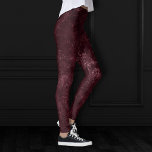 Legging Velvety Wine Damask | Bordeaux Sangria Grunge Glam<br><div class="desc">Grunge dos anos 90, todo crescido! O fino e dramático enigma barroco veludo e veludo, inspirado no gótico, enigmático, em paleta rica e profunda cria uma vintagem opulenta que esmagou a textura de veludo. Da luxuosa e sofisticada coleção de "Moody Jewel Tones", esta novidade moderna e moderna mídia mista unisex...</div>
