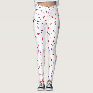 Legging Verão elegante de Terrazo rosa