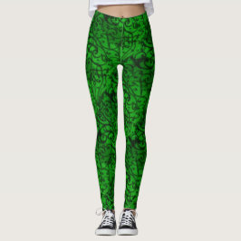 Legging Verde de Rolagem