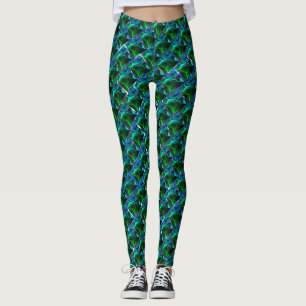 Legging Verde esmeralda e curvas, sob grade niquelada?