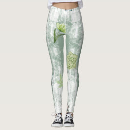 Legging Verde Floral
