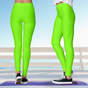 Legging Verde limão Neon Fluorescente Yoga