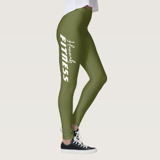 Legging Verde Oliva Escuro Dança Fitness Treino Academia I