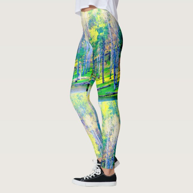 Legging verde primavera (Esquerda)