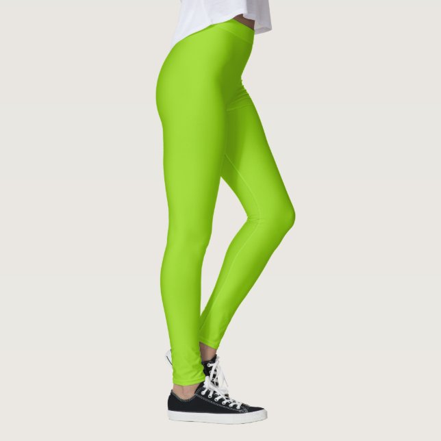 Legging Verde simples e liso (Direita)