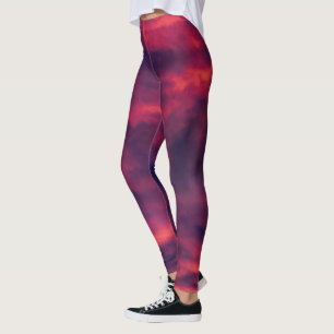 Legging vermelho augural