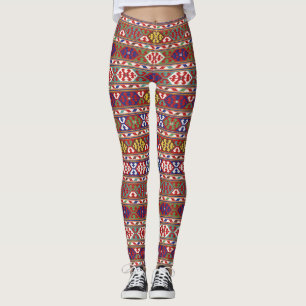 Legging Vermelho Azul Verde Amarelo Branco Quilim Vermelho