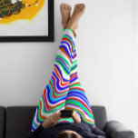 Legging Vermelho, Verde, Azul, Abstrato branco<br><div class="desc">Embalagem de presente de aniversário com leggings azuis,  verdes,  vermelhas,  abstrato brancas e coloridas.</div>