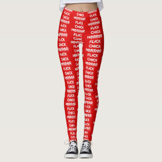 Legging Versão Branca do Pintinho do Horror Flick