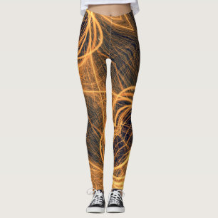 Legging Véspera de ano novo Fireworks - Power yoga Ir