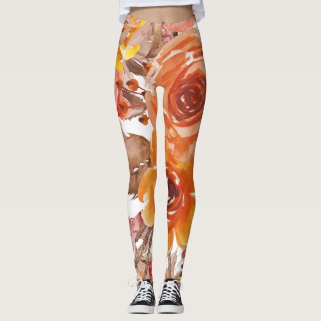 Legging Vestido bordado Floral (Frente)