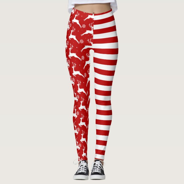 Legging Vestido e Stripes Natal (Frente)