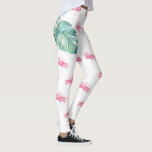 Legging Vestuário De Flamingo Rosa Tropical<br><div class="desc">Fique na moda e motivado com essas calças de exercícios de desempenho, projetadas para conforto e flexibilidade durante o yoga, a malhação ou a corrida. Apresentando um padrão de flamingo rosa-d'água vibrante com verde tropical, estas leggings tropicais fazem parte da minha coleção original de roupas de flamingo rosa. Perfeito como...</div>