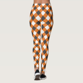 Legging Vestuário de Gingham, Xadrez de Verão feminino