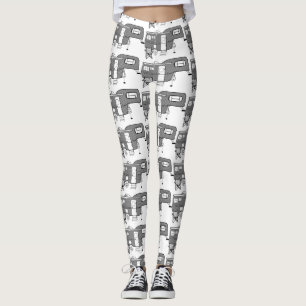 Legging Viagem clássico Trailer Caravan Thunder_Cove
