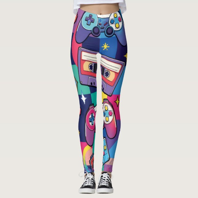Legging vibrant 90s pop culture (Frente)