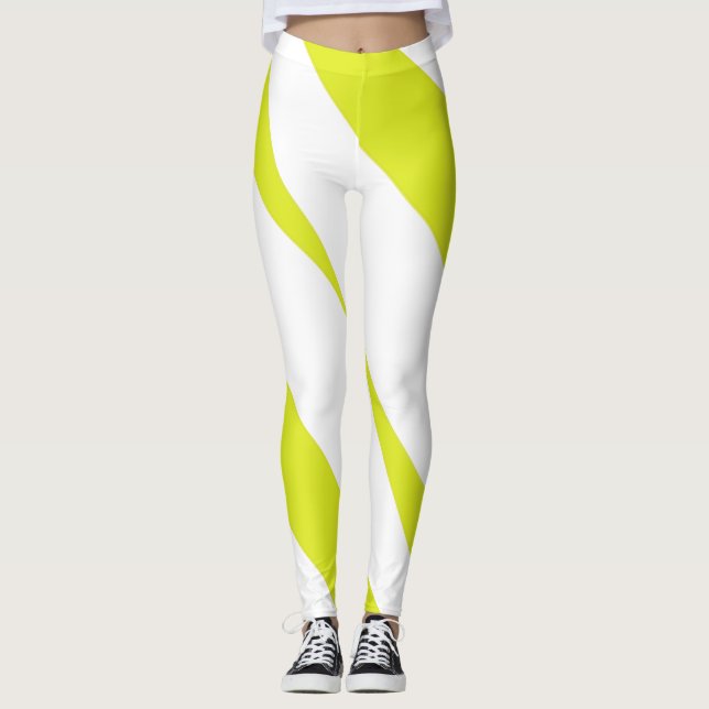 Legging Vibrante De Lêmon Amarelo (Frente)