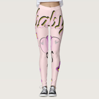 Legging Vida adulta das caneleiras/bebê 4 das caneleiras
