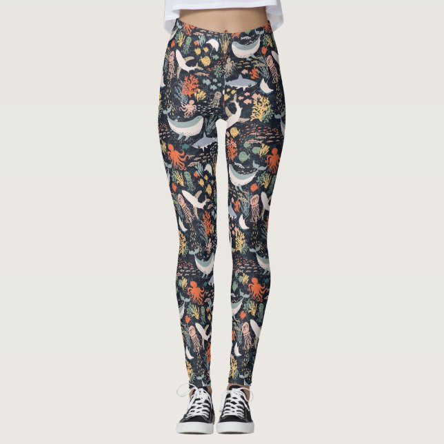 Legging Vida marinha (Frente)