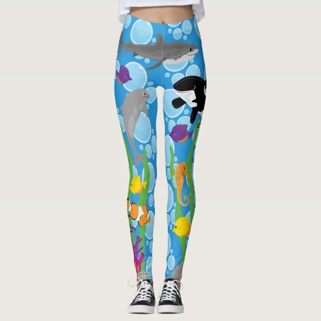 Legging Vida marinha (Frente)