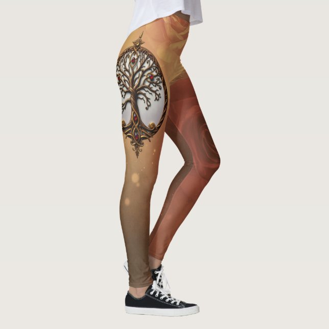 Legging Vida Mística da Árvore (Direita)