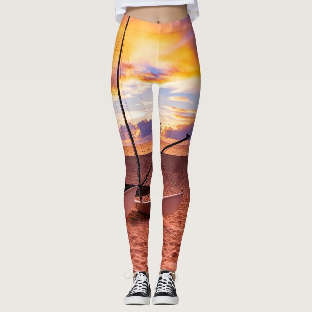 Legging Vida no Mar bonito (Frente)