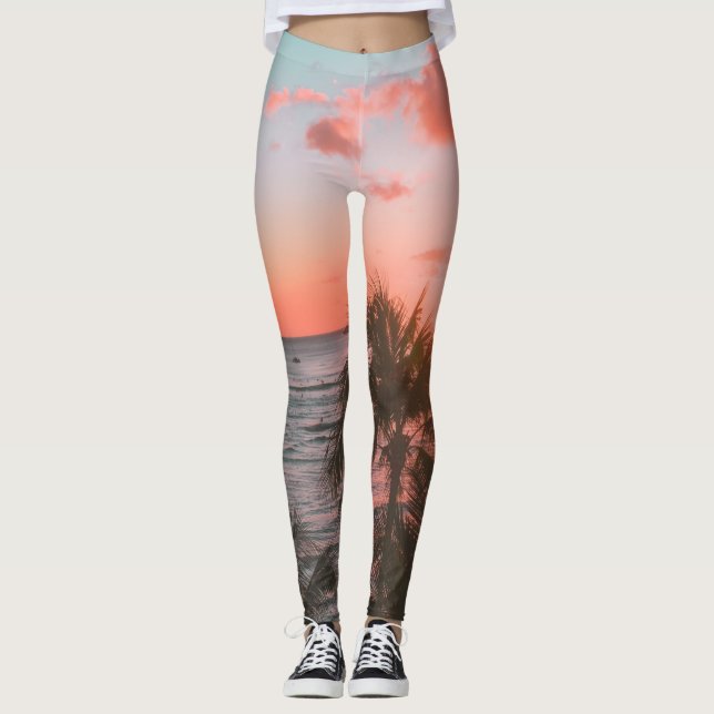 Legging Vida no Mar bonito (Frente)