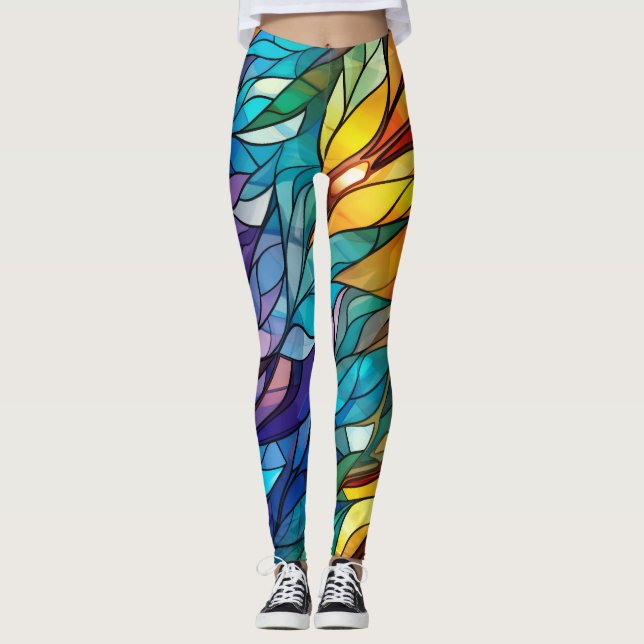 Legging Vidro Flashy, Cores Vivas, Coloridos (Frente)