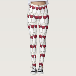 Legging Vidros de vidro de vinho tinto Merlot Cabernet Com