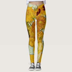 Legging Vincent Van Gogh 12 Girassóis Impressionista