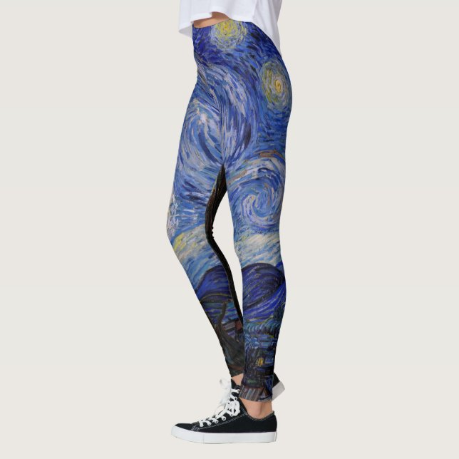 Legging Vincent Van Gogh - A noite de Starry (Esquerda)